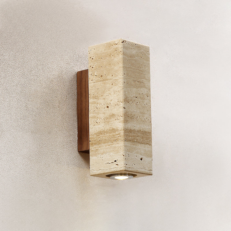 Uvineth Modern Minimalist Travertine Wall Lamp - Letslighting
