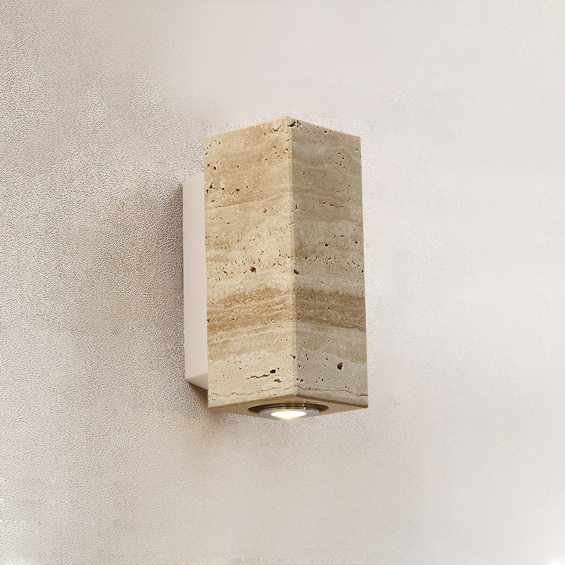 Uvineth Modern Minimalist Travertine Wall Lamp - Letslighting
