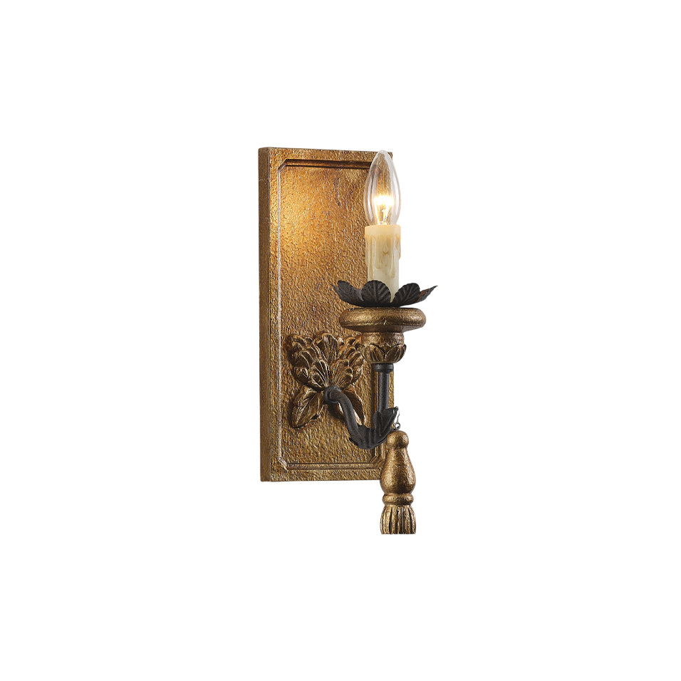 Lydorira Vintage Elegante Holz-Wandleuchte-Letslighting