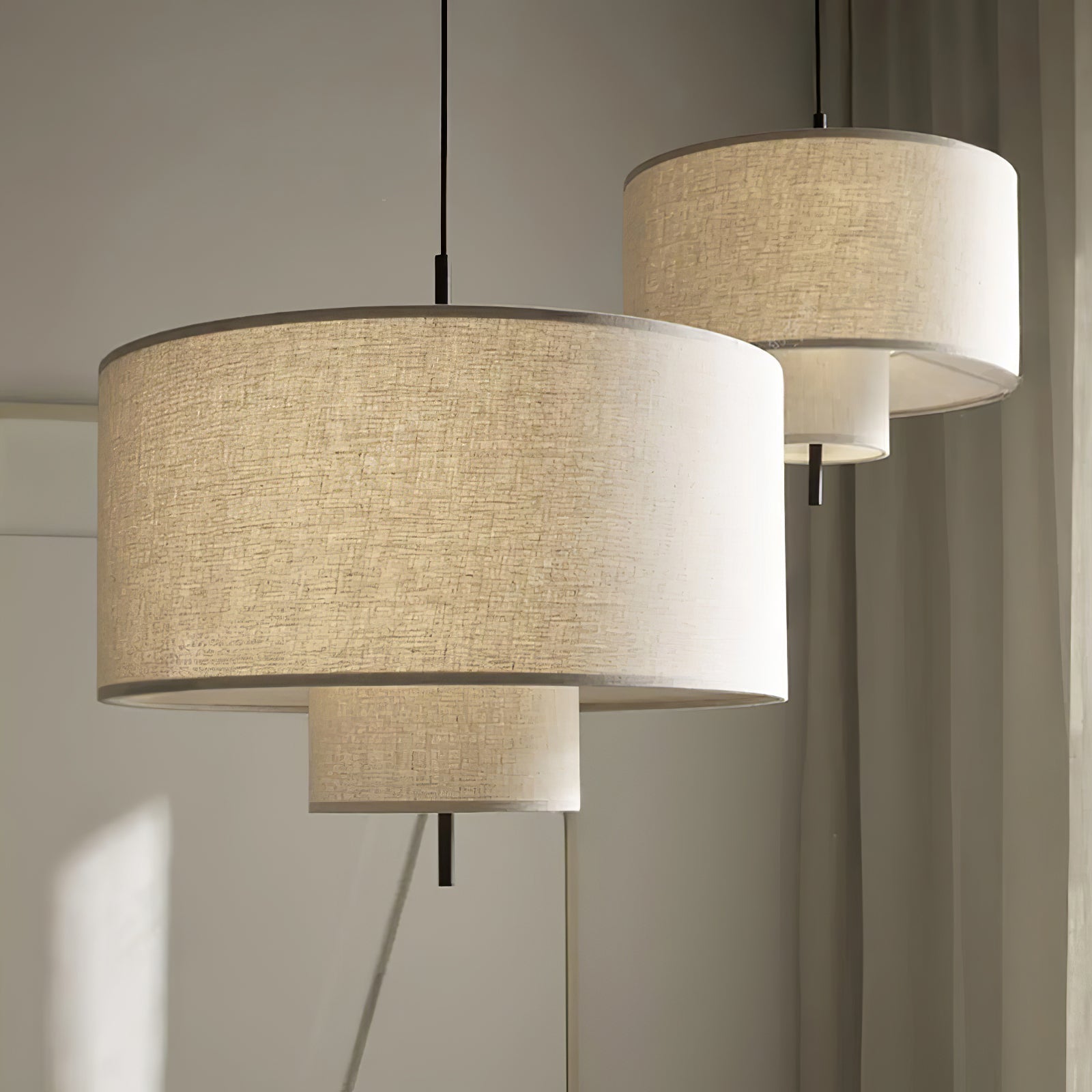 Ulphaa Modern Minimalistisch Stoff Pendelleuchte-Letslighting