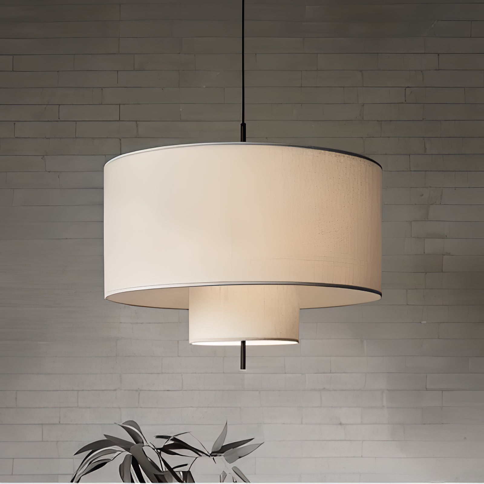 Ulphaa Modern Minimalistisch Stoff Pendelleuchte-Letslighting