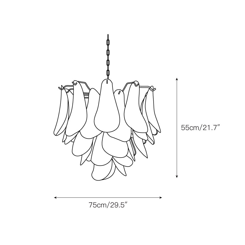 Ulvarisra Postmodern Luxury Glass Chandelier - Letslighting