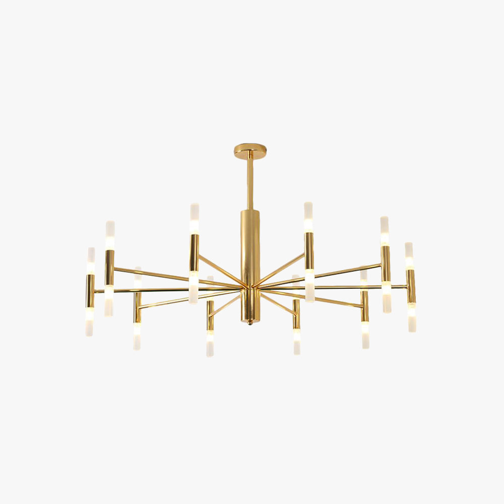 Kristy Kronleuchter Sputnik Modern LED Gold Wohn/Schlafzimmer Metall-Letslighting