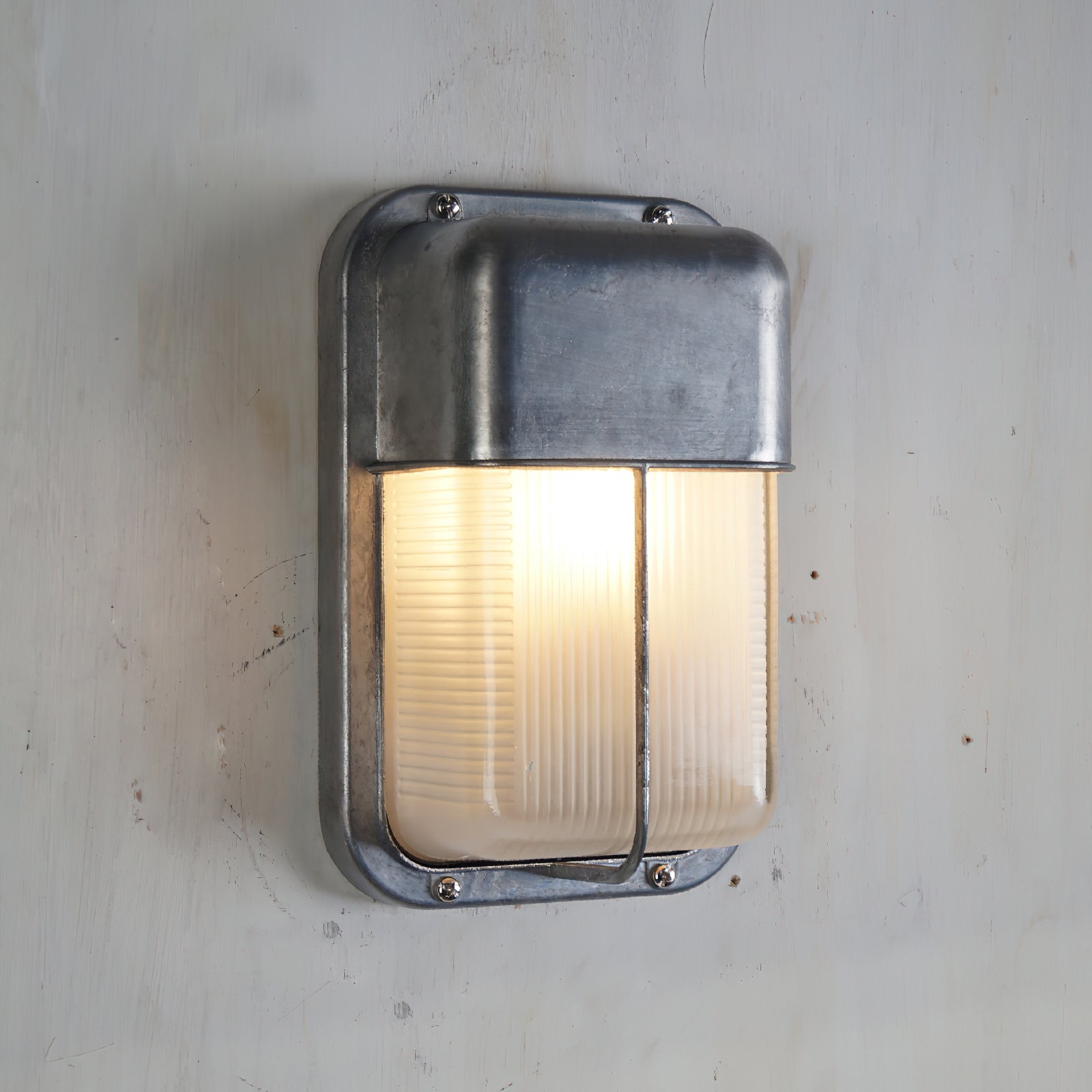 Olcarila Vintage Glas-Außenwandlampe-Letslighting