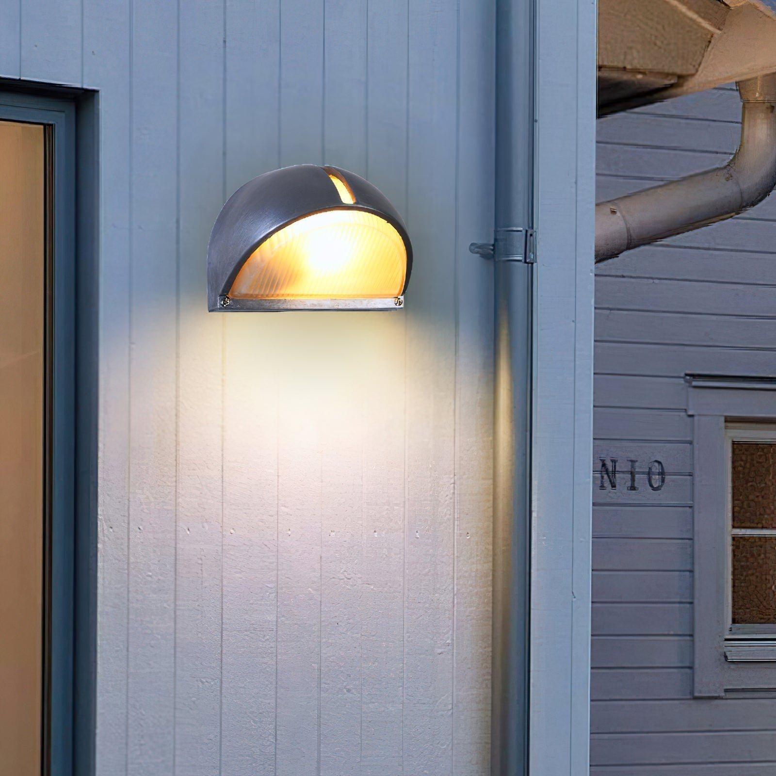 Olcarila Vintage Glas-Außenwandlampe-Letslighting