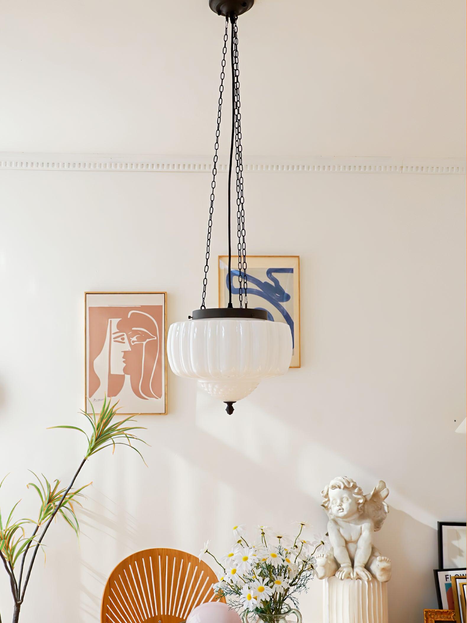 Yara Zeitgemäß Glas Pendelleuchte Leuchte-Letslighting