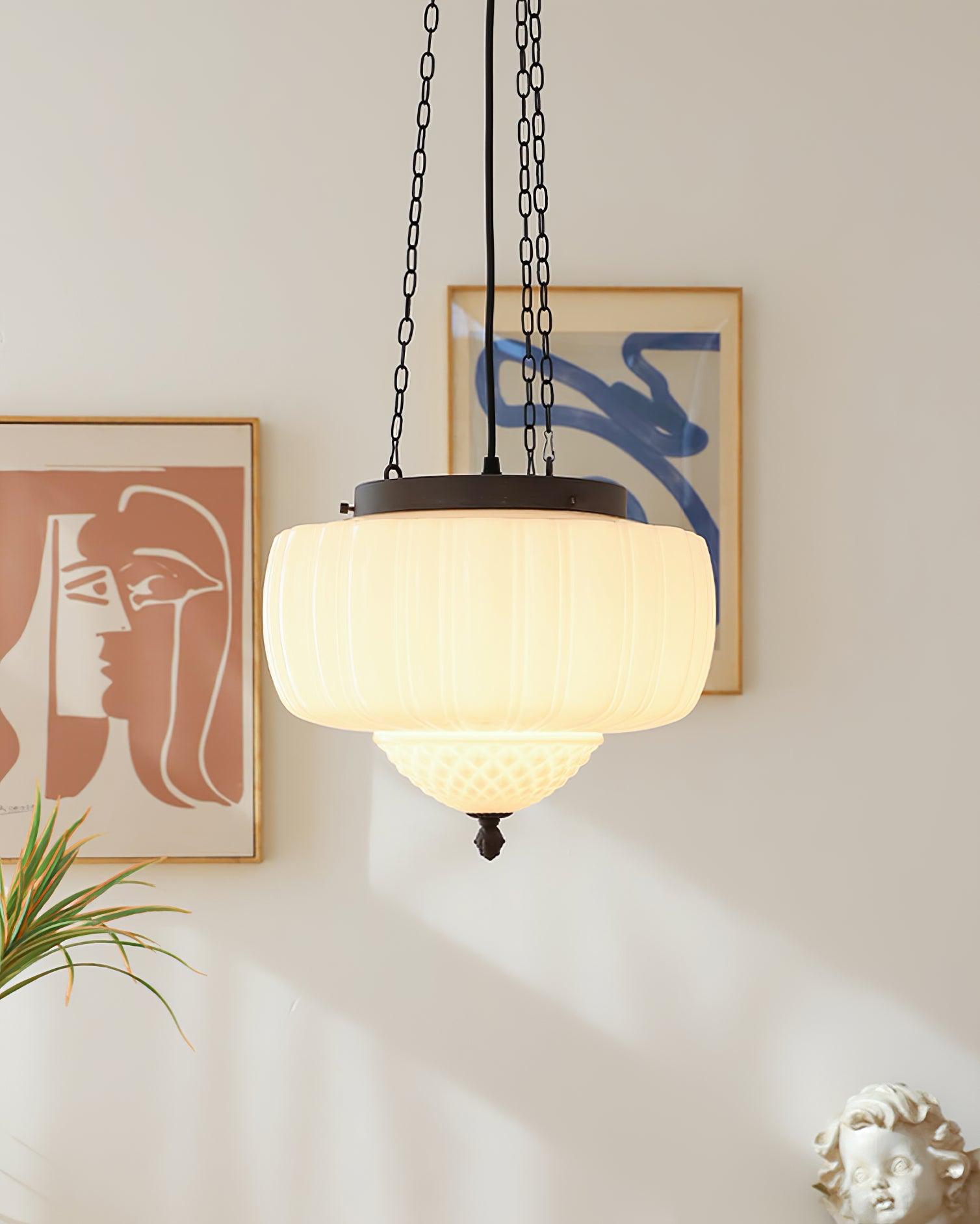 Yara Zeitgemäß Glas Pendelleuchte Leuchte-Letslighting