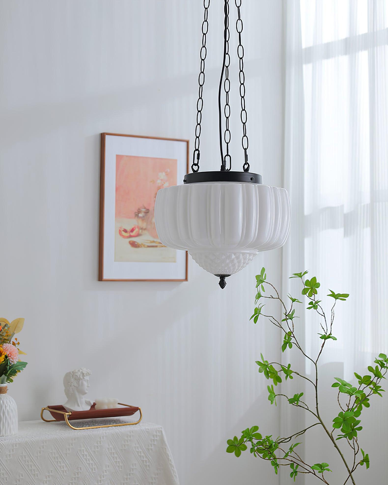 Yara Zeitgemäß Glas Pendelleuchte Leuchte-Letslighting