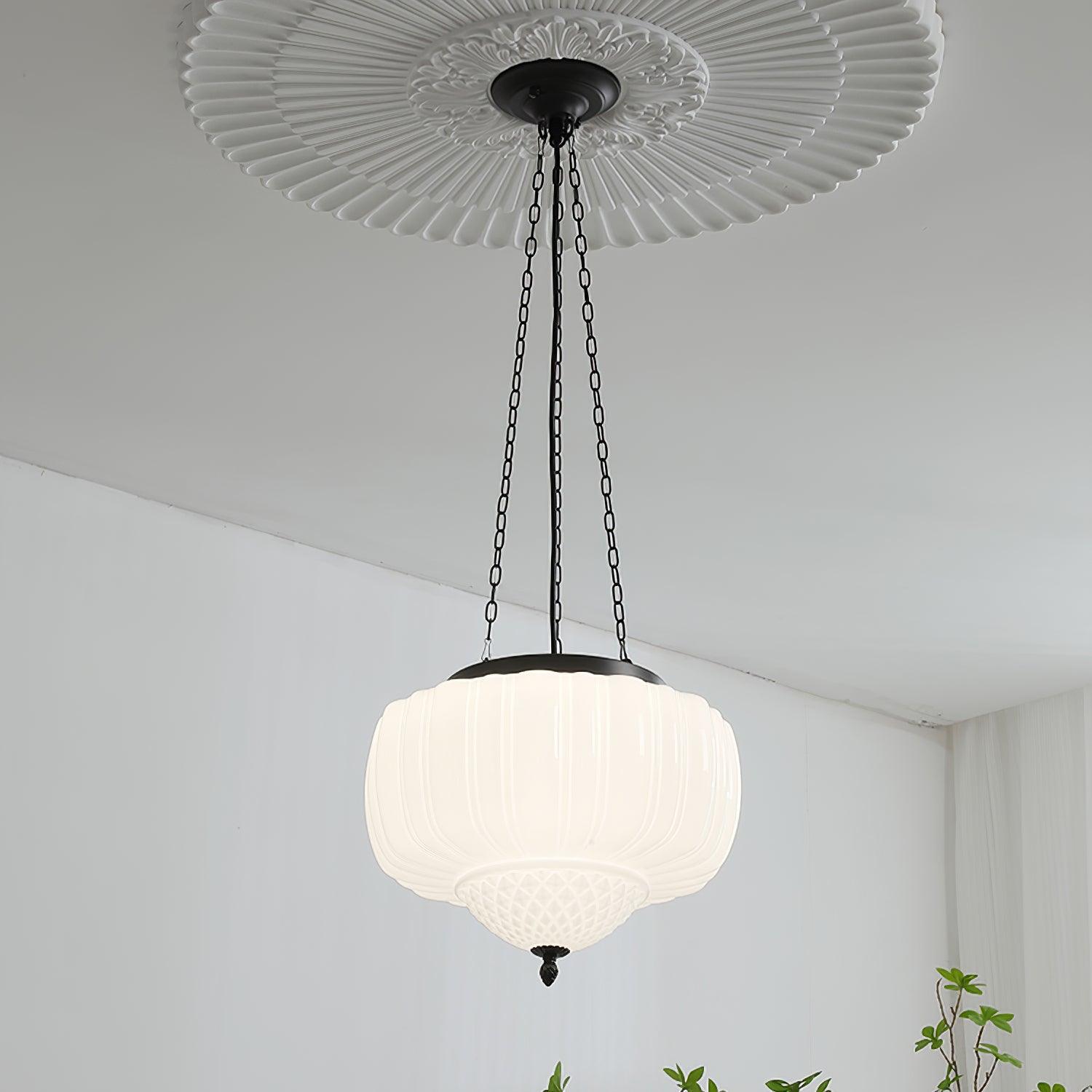 Yara Zeitgemäß Glas Pendelleuchte Leuchte-Letslighting