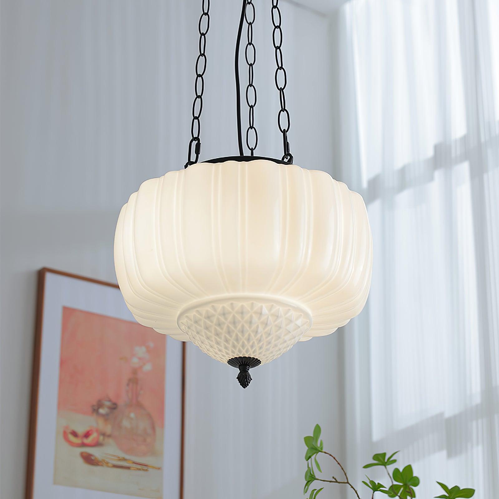 Yara Zeitgemäß Glas Pendelleuchte Leuchte-Letslighting