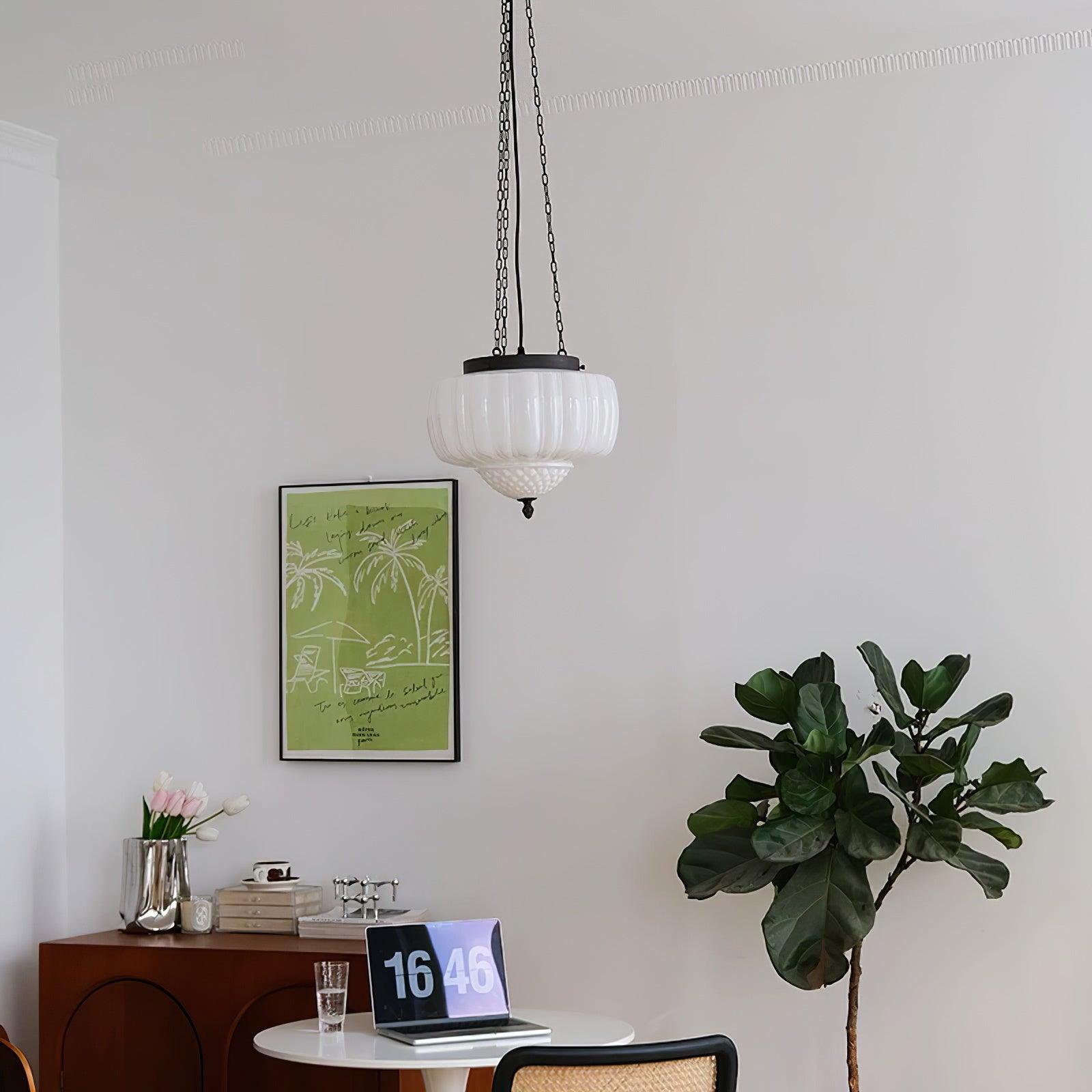 Yara Zeitgemäß Glas Pendelleuchte Leuchte-Letslighting