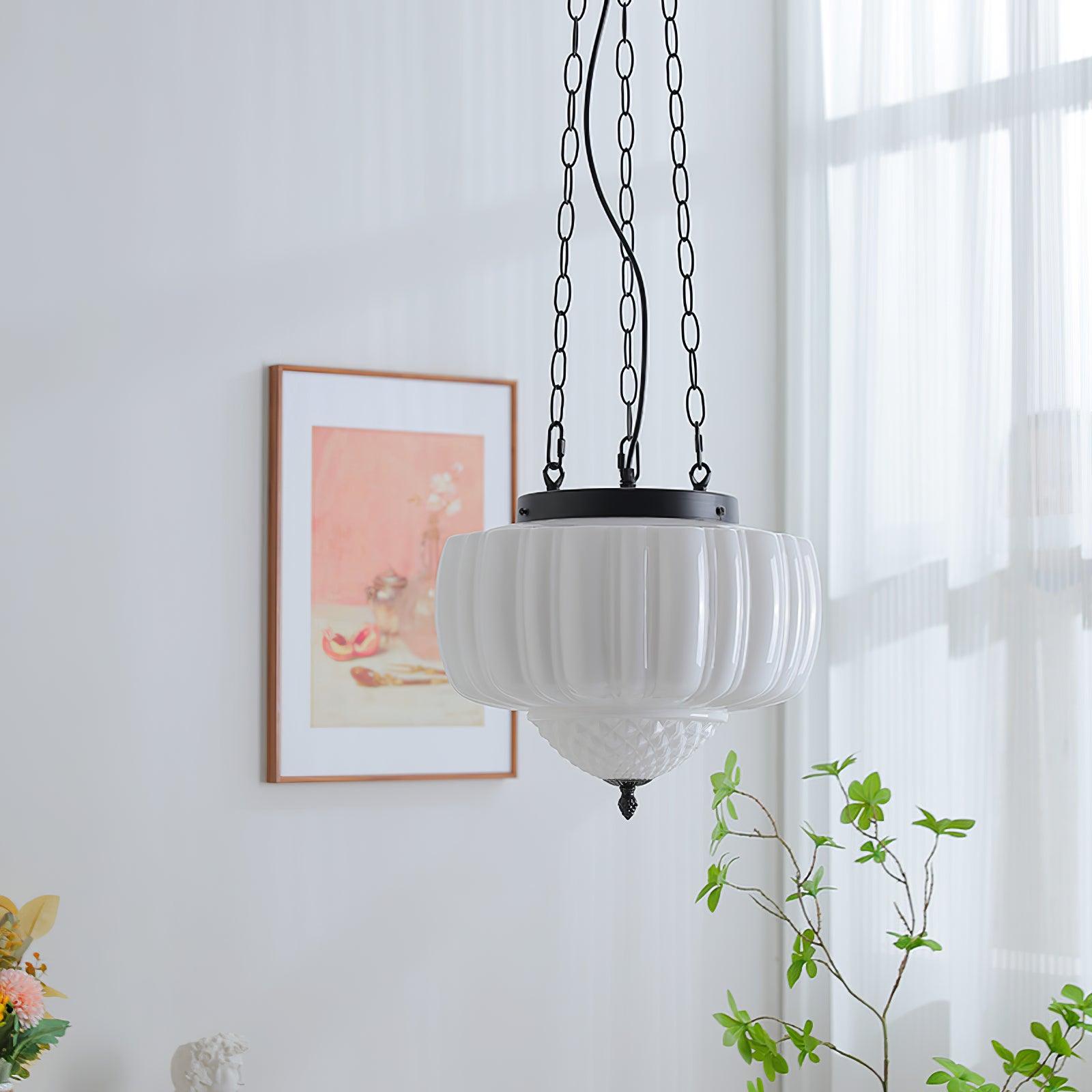 Yara Zeitgemäß Glas Pendelleuchte Leuchte-Letslighting