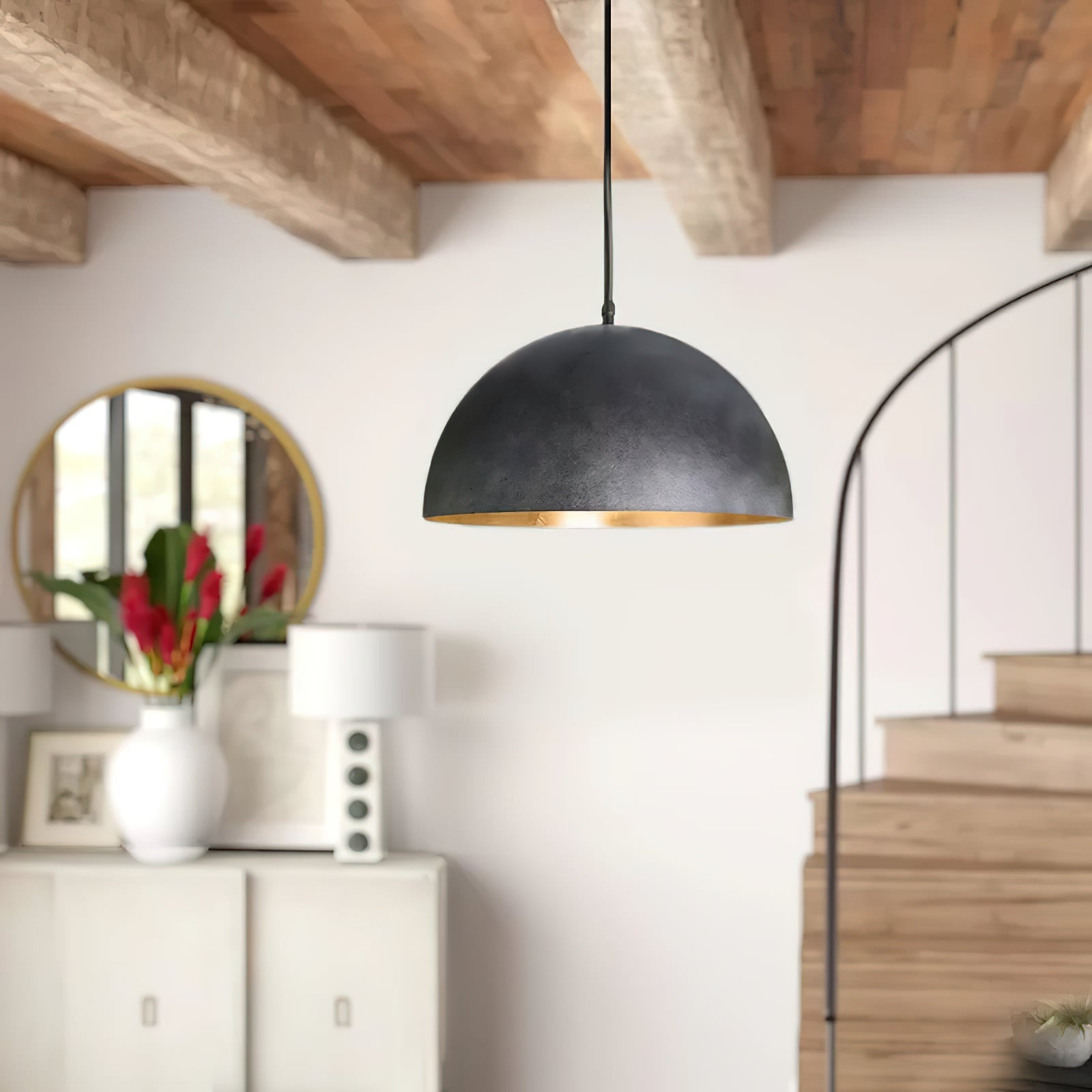 Lustra Pendelleuchte Kuppel Schüssel für Esszimmer-Letslighting