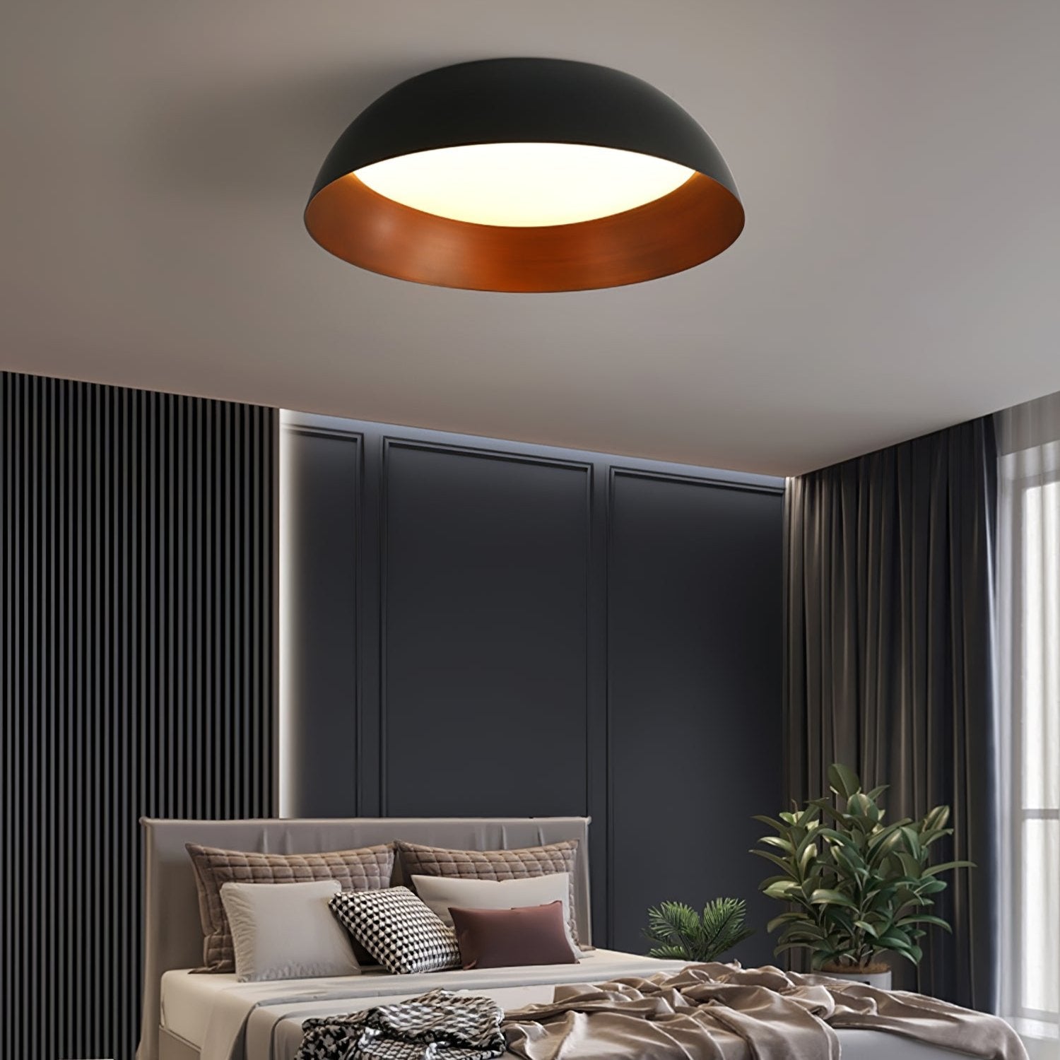 Cinoran Nordisch Vintage Schatten Deckenleuchte-Letslighting