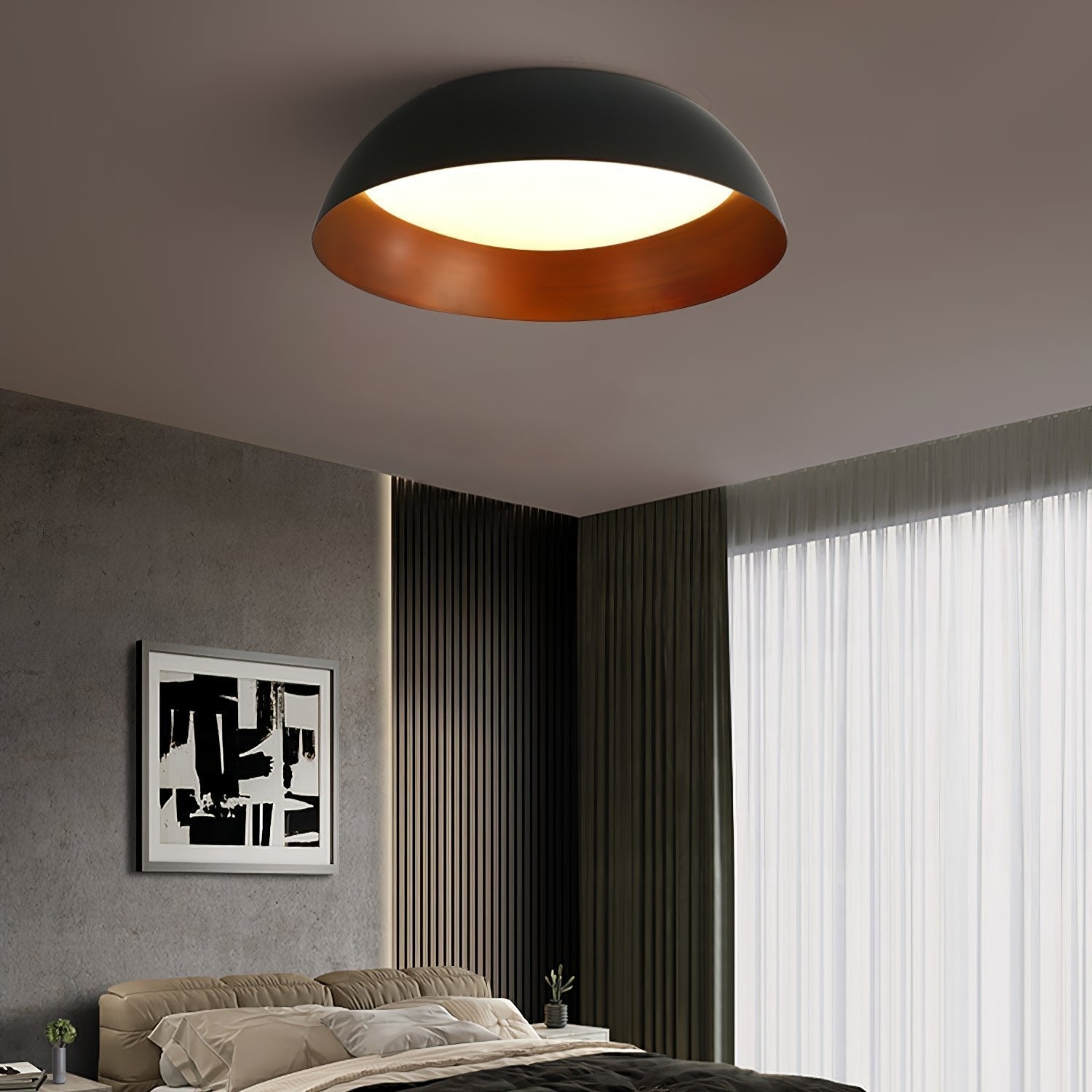 Cinoran Nordisch Vintage Schatten Deckenleuchte-Letslighting