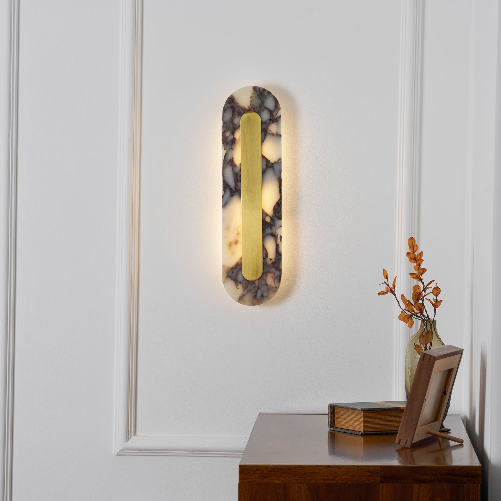Marmo Modern Minimalist Metal Marble Wall Lamp - Letslighting