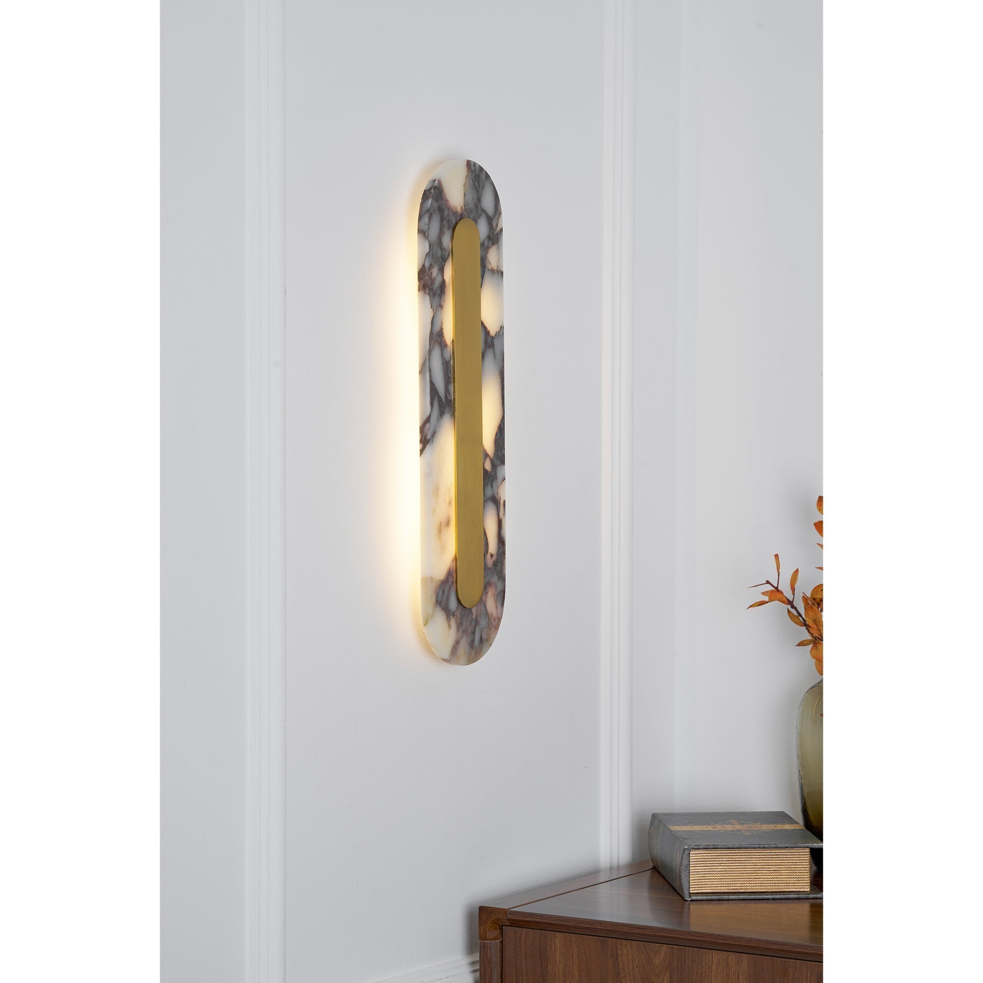 Marmo Modern Minimalist Metal Marble Wall Lamp - Letslighting