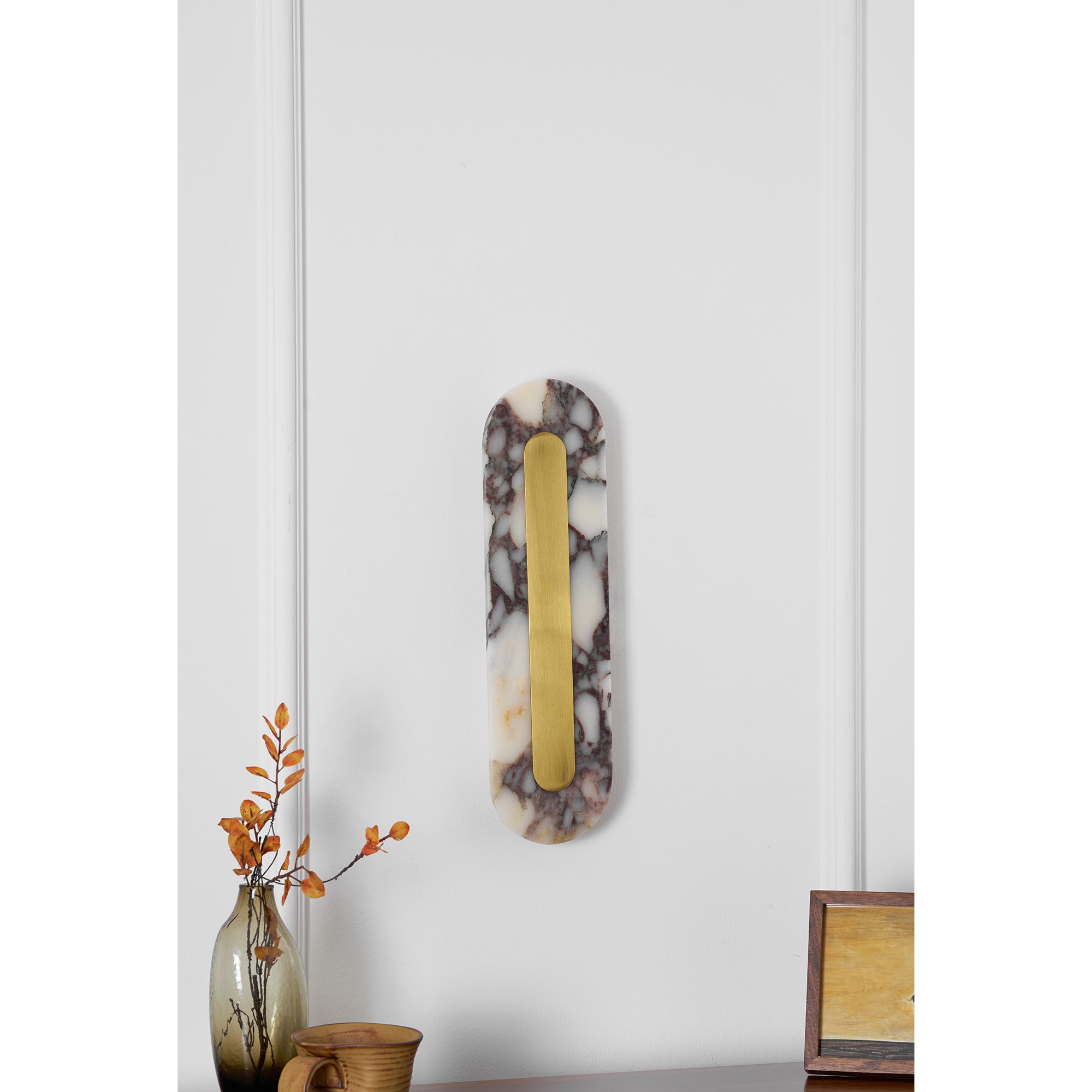 Marmo Modern Minimalist Metal Marble Wall Lamp - Letslighting