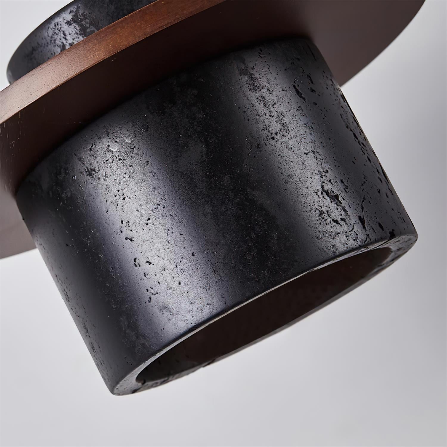 Ritta Black Travertine Pendant Light Set - Letslighting