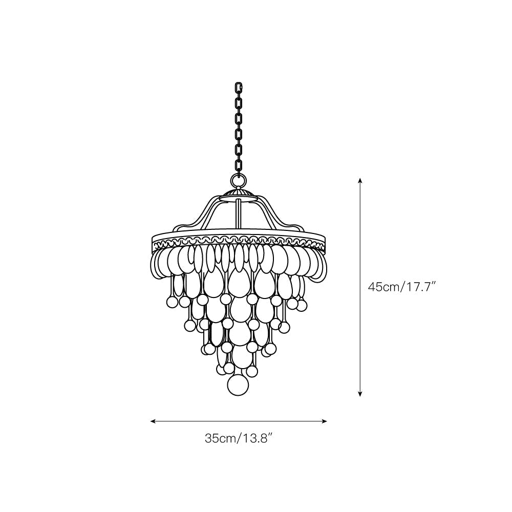 Blink Einzigartiger Kristall-Kronleuchter Pyramidenform-Letslighting