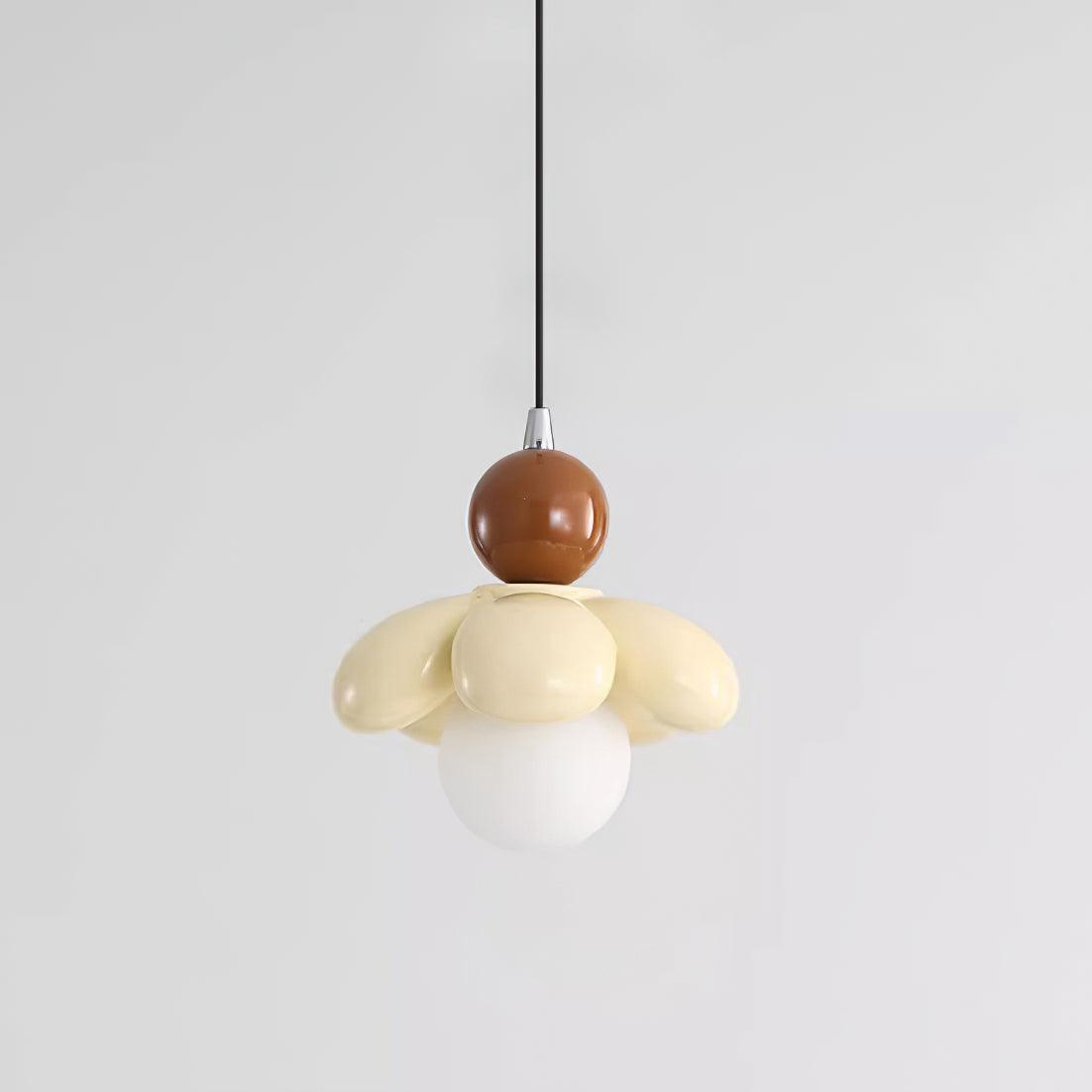 Blossi Moderne Pendelleuchte mit Blumenmotiv aus Kunstharz-Letslighting