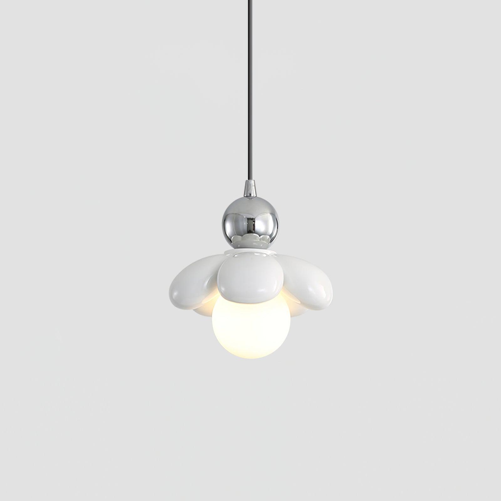 Blossi Moderne Pendelleuchte mit Blumenmotiv aus Kunstharz-Letslighting
