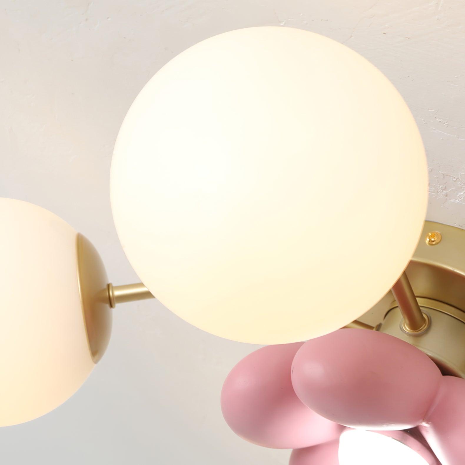 Blossura Pink Petal Ceiling Light - Letslighting
