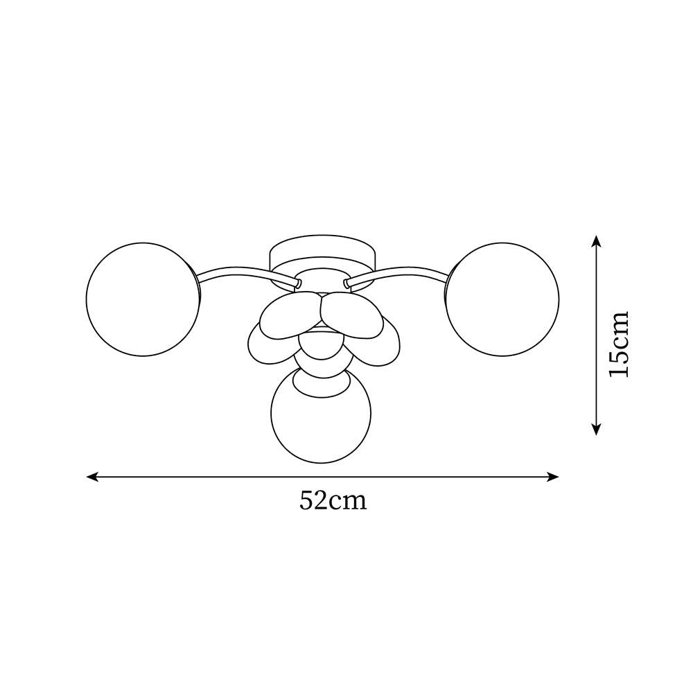 Blossura Pink Petal Ceiling Light - Letslighting