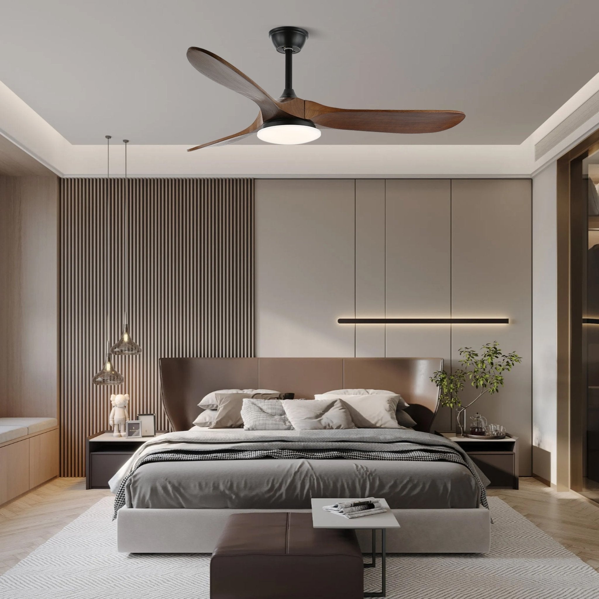 Detailansicht der ABS-Ventilatorflügel