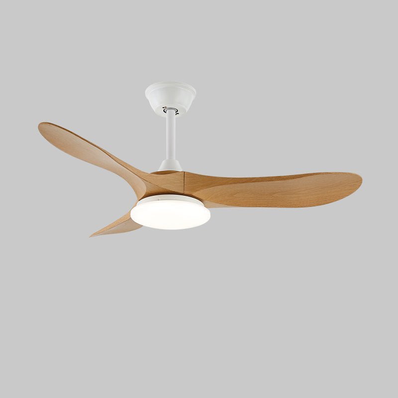 Oriken Minimalistische Deckenventilatorleuchte in einem Schlafzimmer