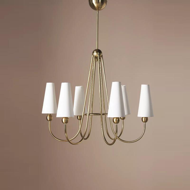 Calire Vintage Industrie Stoff Kronleuchter-Letslighting