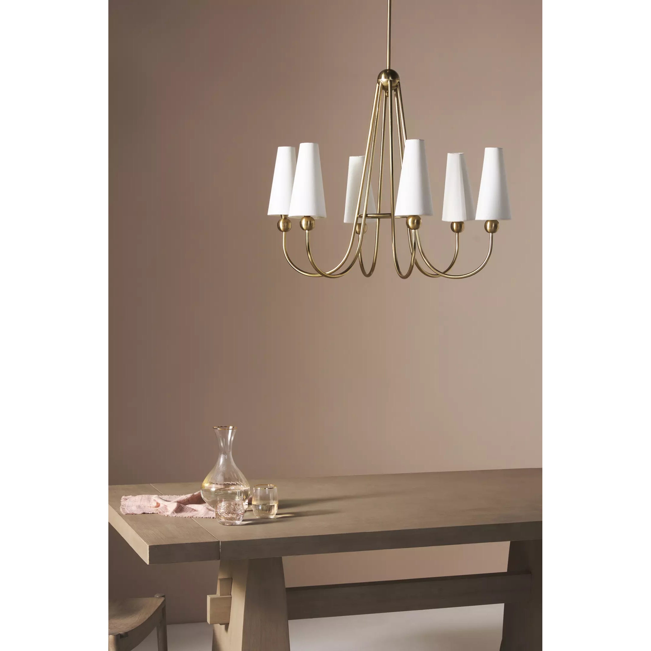 Calire Vintage Industrie Stoff Kronleuchter-Letslighting