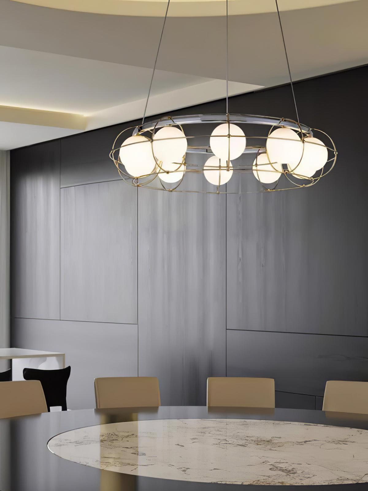 Mia Moderner Glas-Kronleuchter-Letslighting