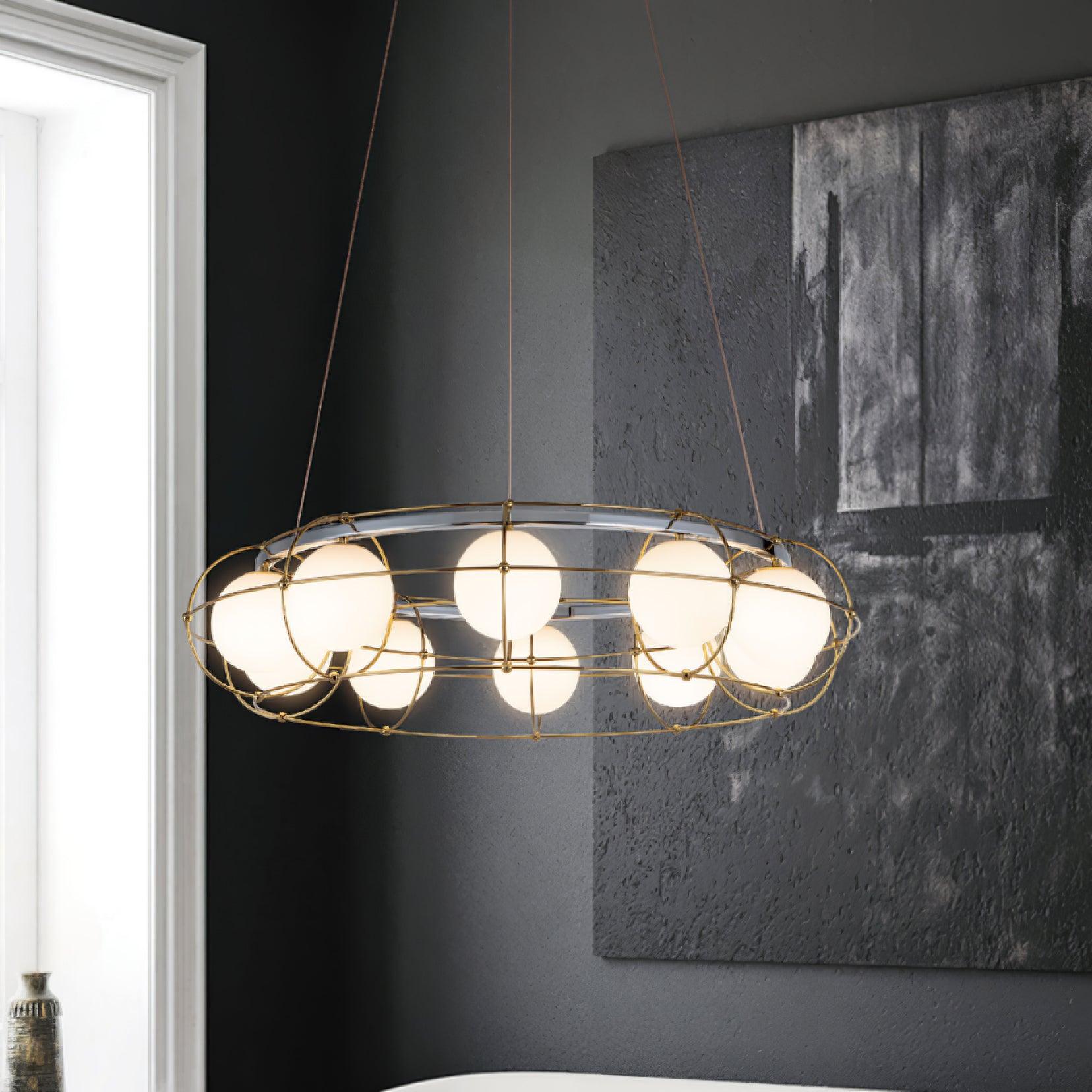 Mia Moderner Glas-Kronleuchter-Letslighting