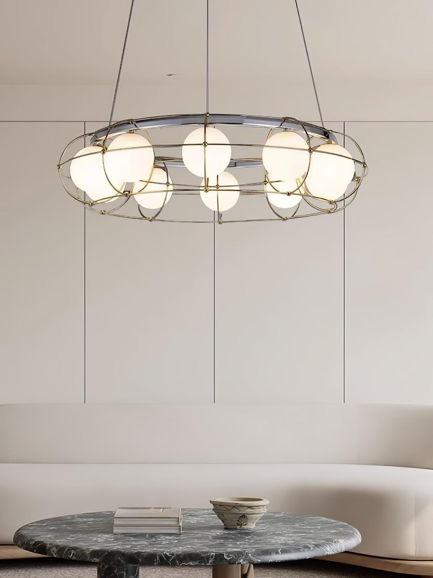 Mia Moderner Glas-Kronleuchter-Letslighting