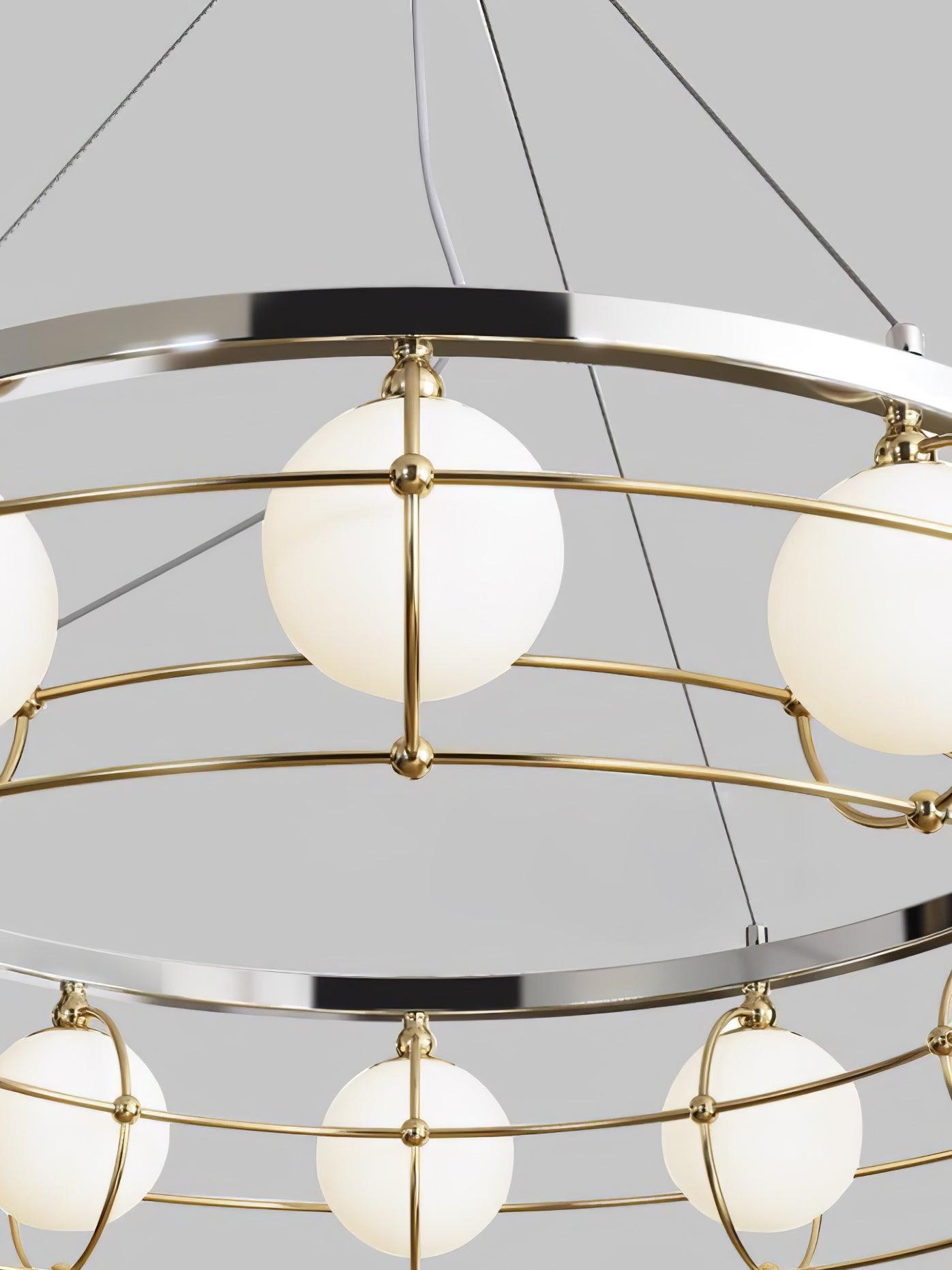 Mia Moderner Glas-Kronleuchter-Letslighting