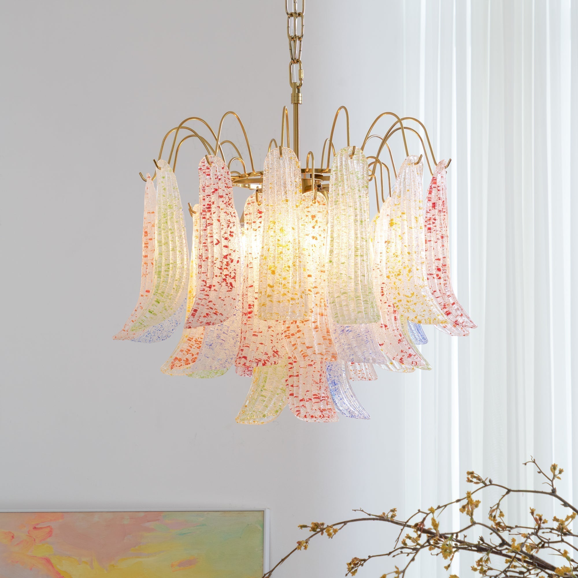 Alnoreth Individual Creativity Metal Glass Chandelier - Letslighting