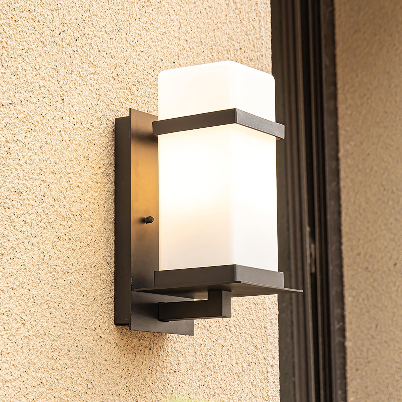 Ishaaris Minimalistische Glas-Wandleuchte für den Außenbereich-Letslighting