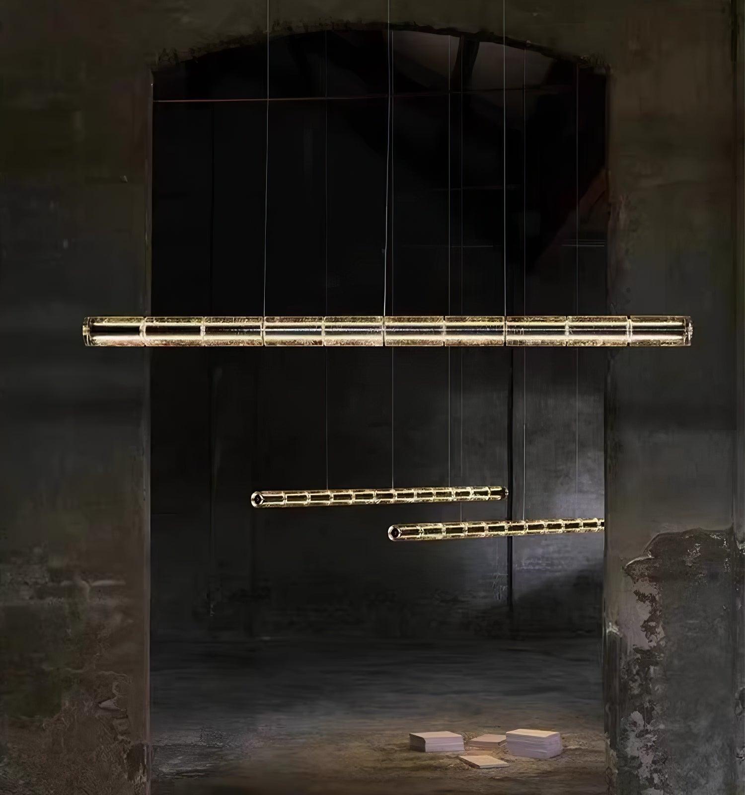 Lyliris Lineare Pendelleuchte aus Glas-Letslighting