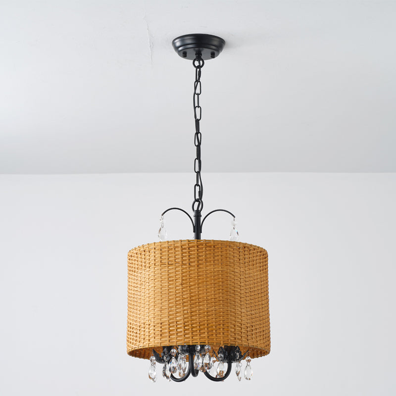 Avnoren Kristall Vintage Natur Pendelleuchte-Letslighting