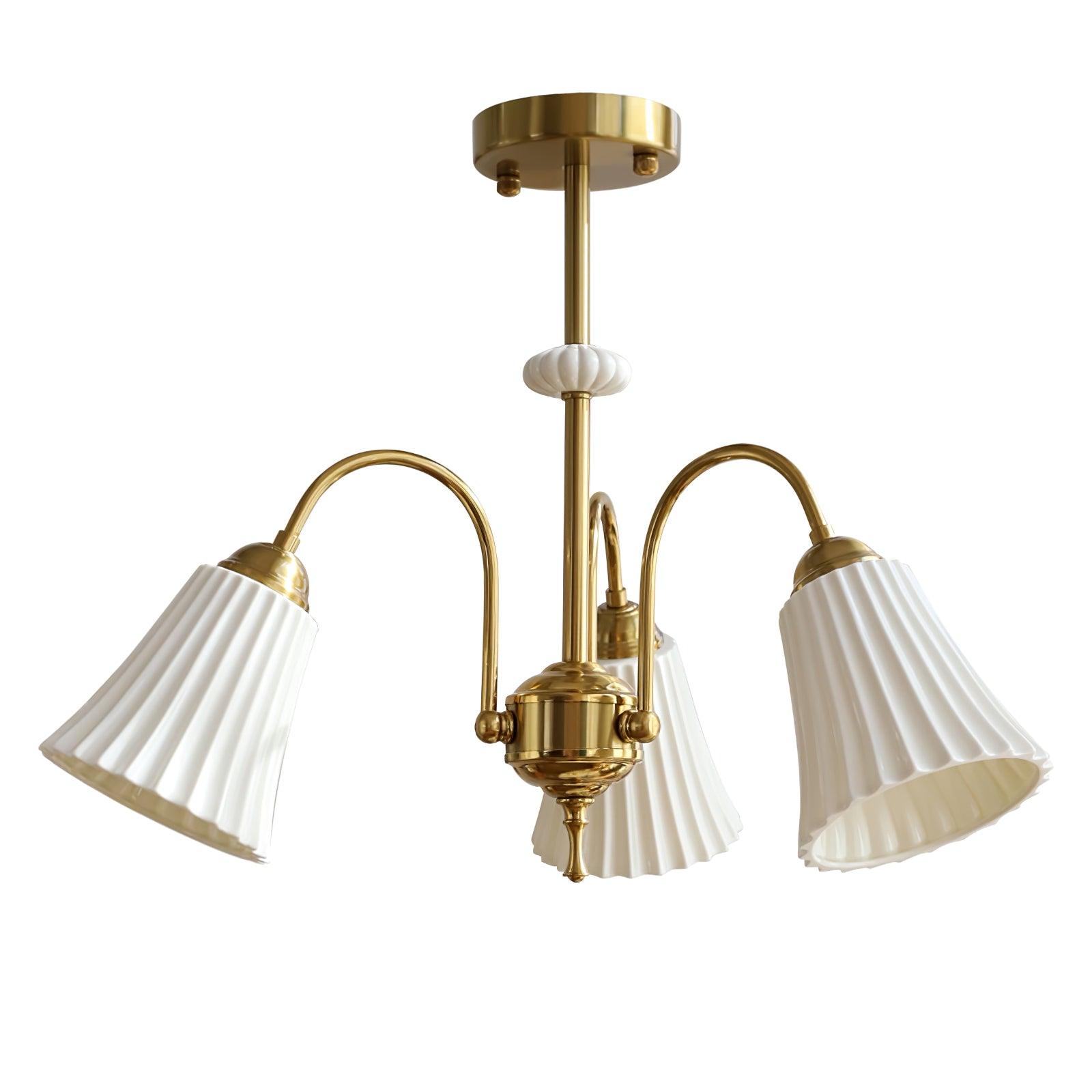 Silas Vintage Glas-Kronleuchter-Letslighting