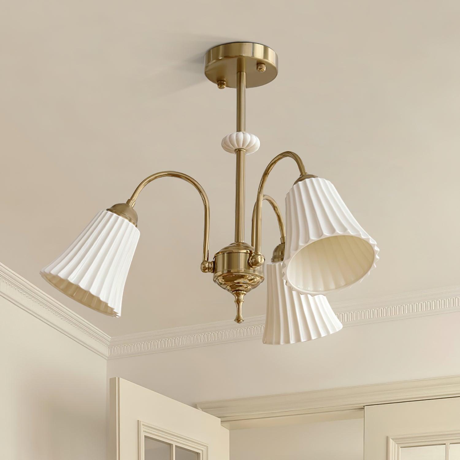 Silas Vintage Glas-Kronleuchter-Letslighting