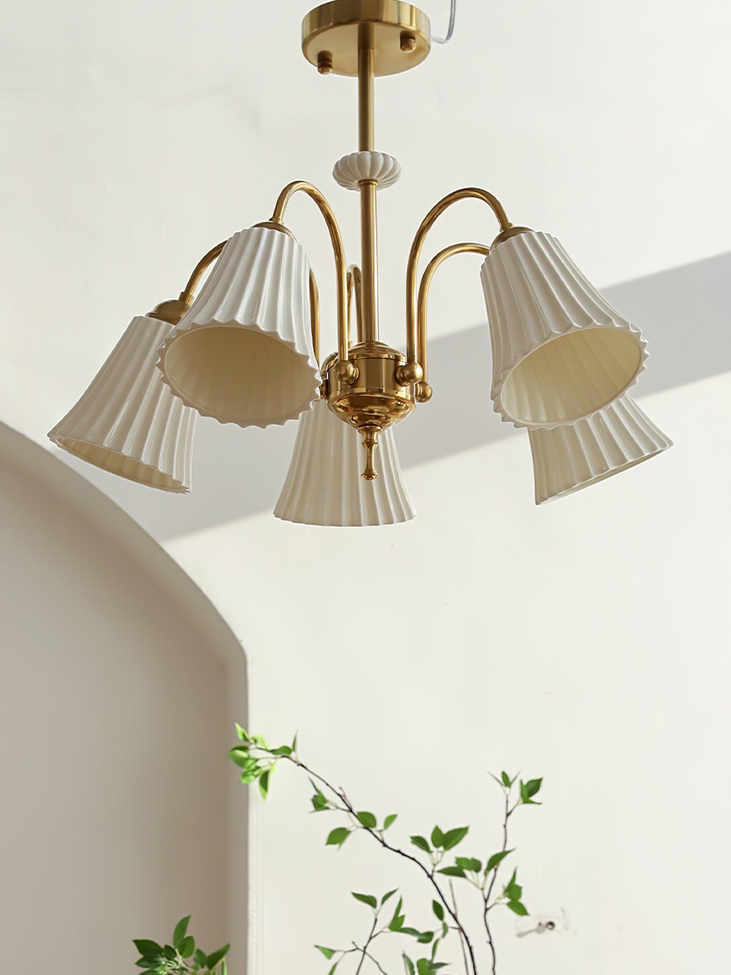 Silas Vintage Glas-Kronleuchter-Letslighting