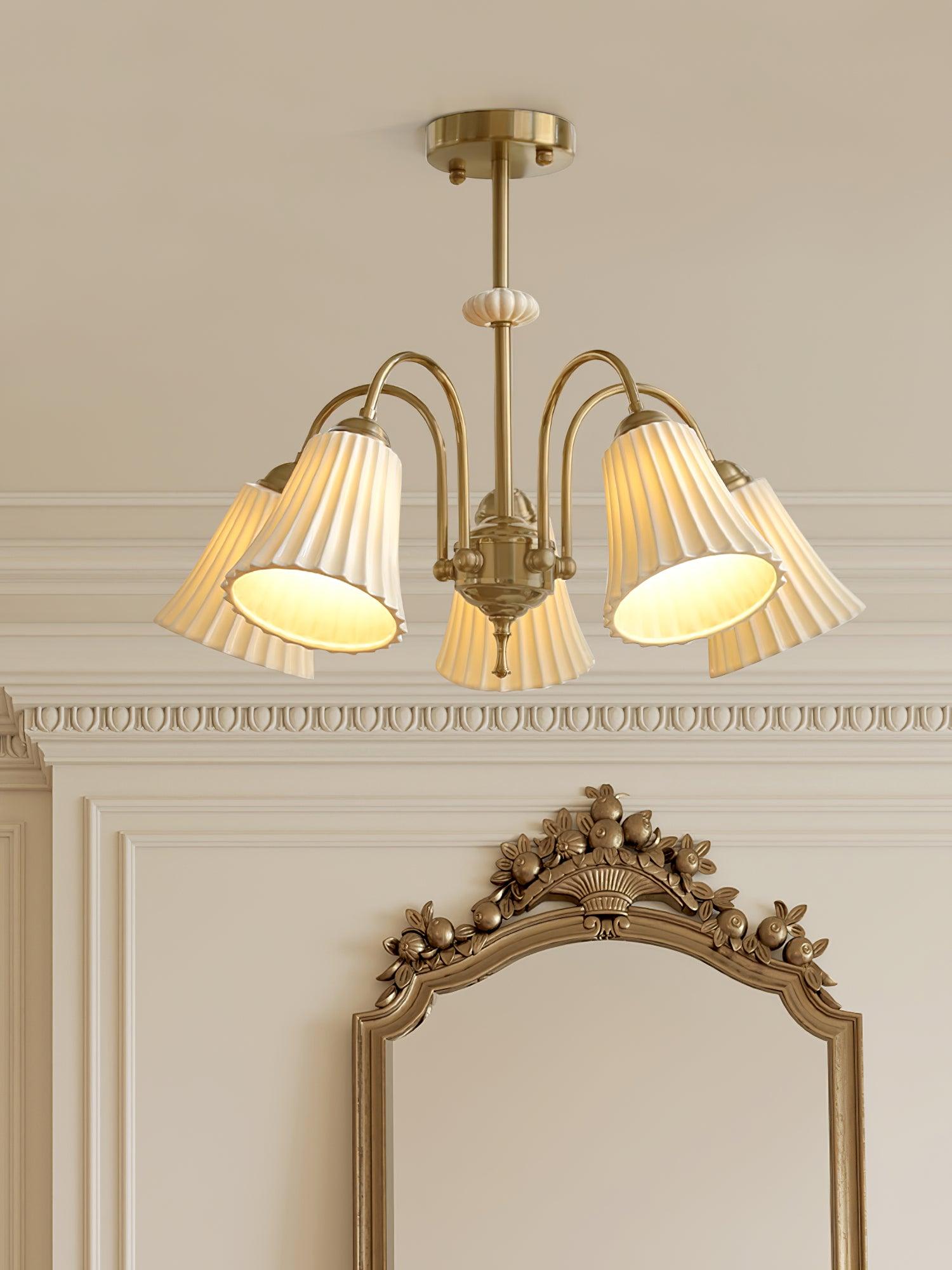 Silas Vintage Glas-Kronleuchter-Letslighting
