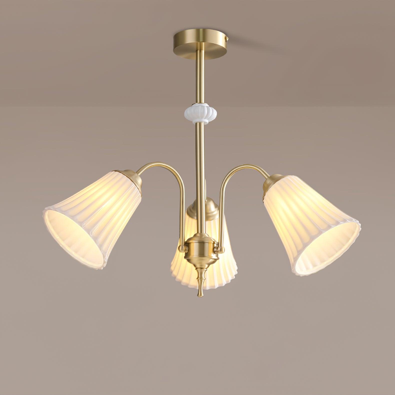 Silas Vintage Glas-Kronleuchter-Letslighting