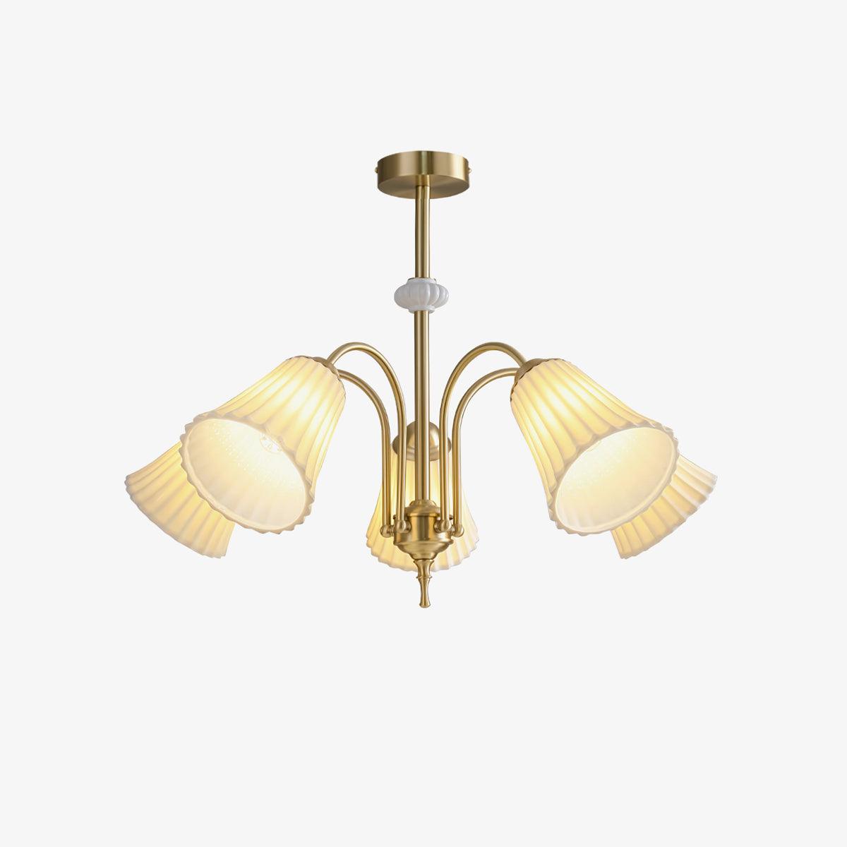 Silas Vintage Glas-Kronleuchter-Letslighting