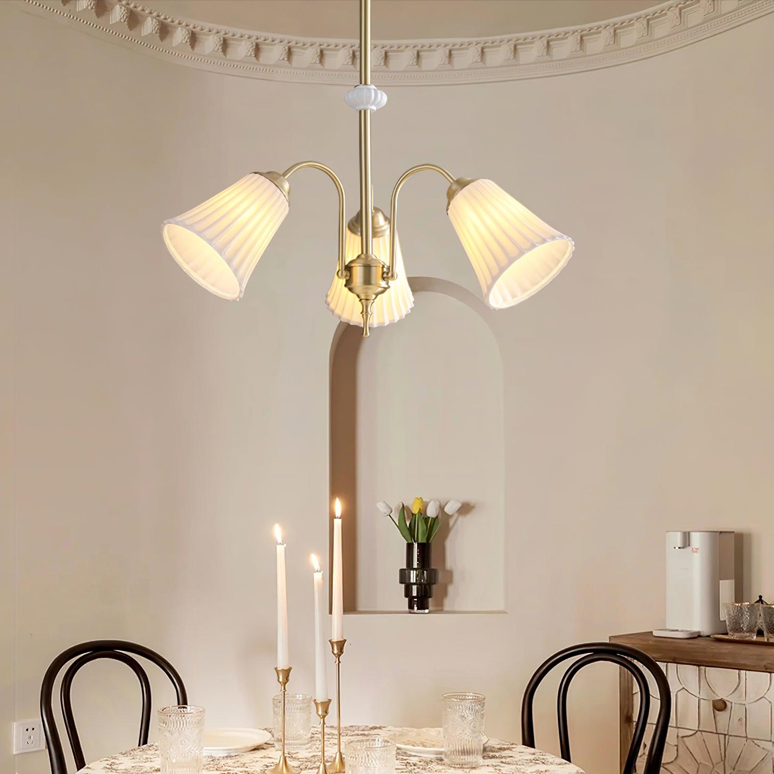 Silas Vintage Glas-Kronleuchter-Letslighting