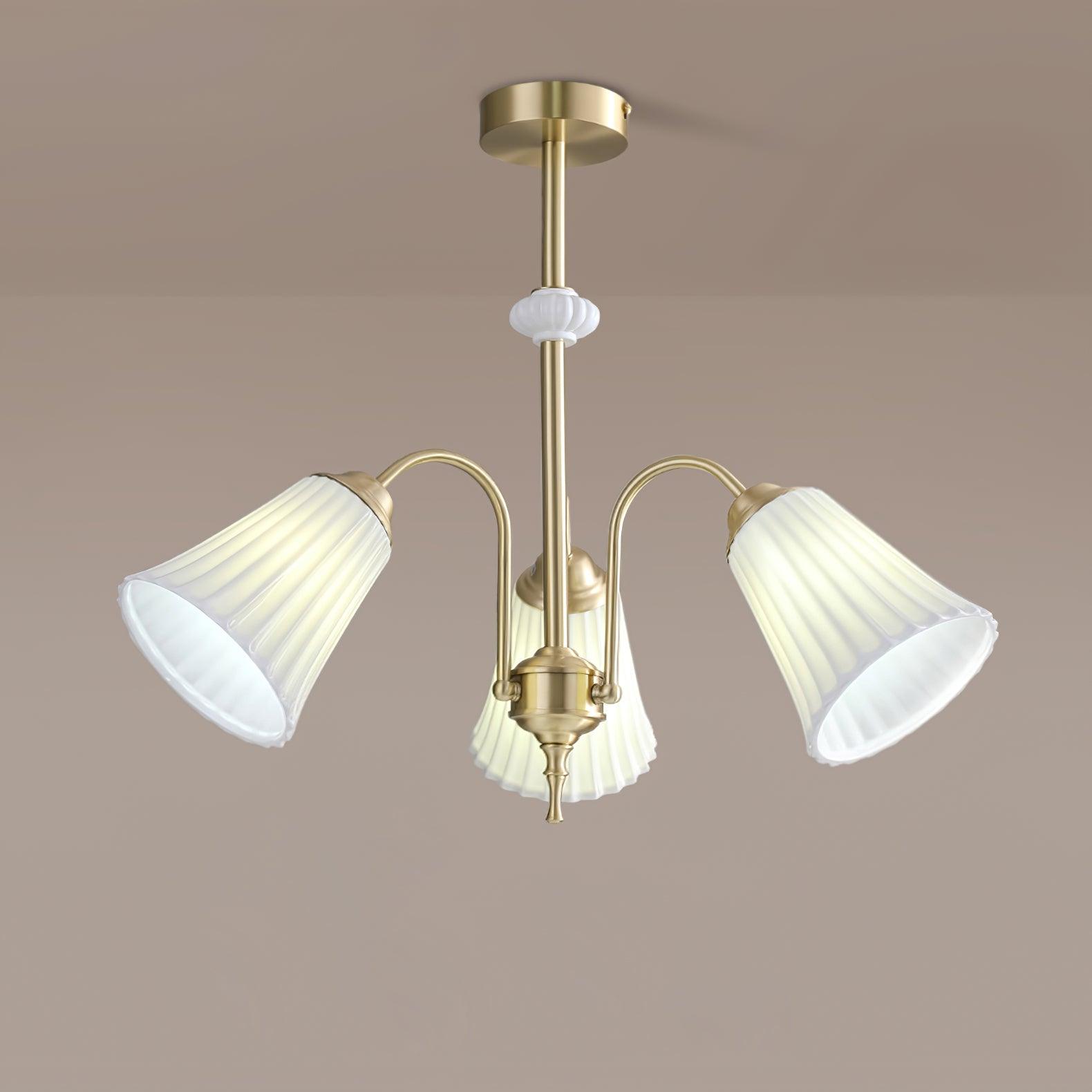 Silas Vintage Glas-Kronleuchter-Letslighting