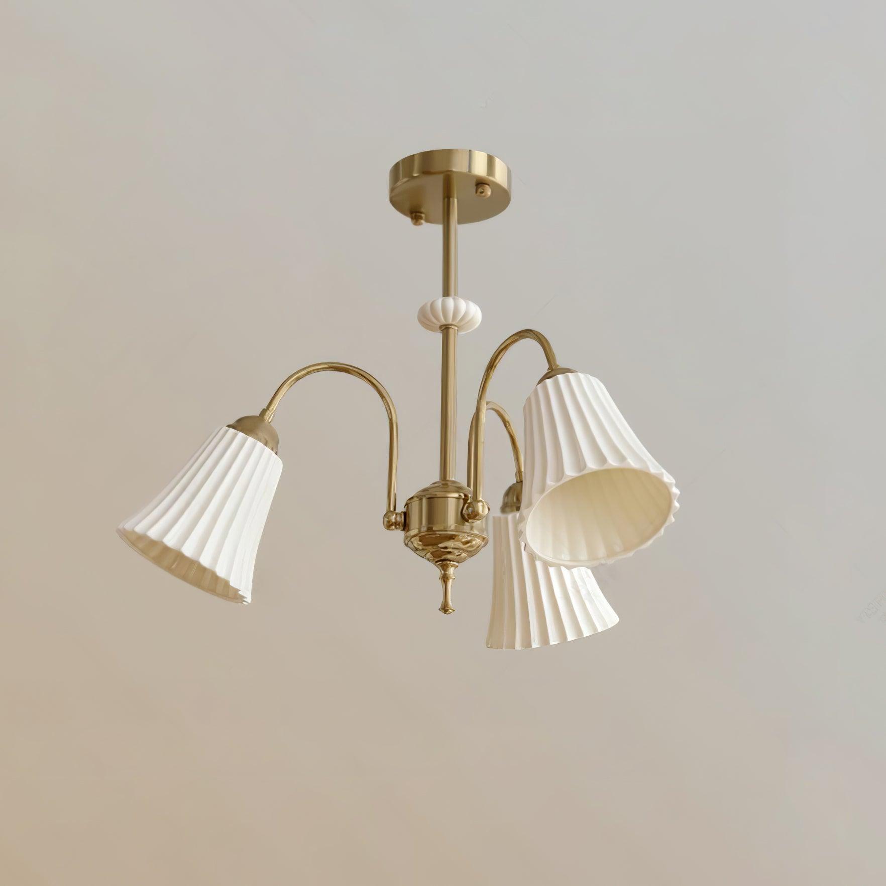 Silas Vintage Glas-Kronleuchter-Letslighting