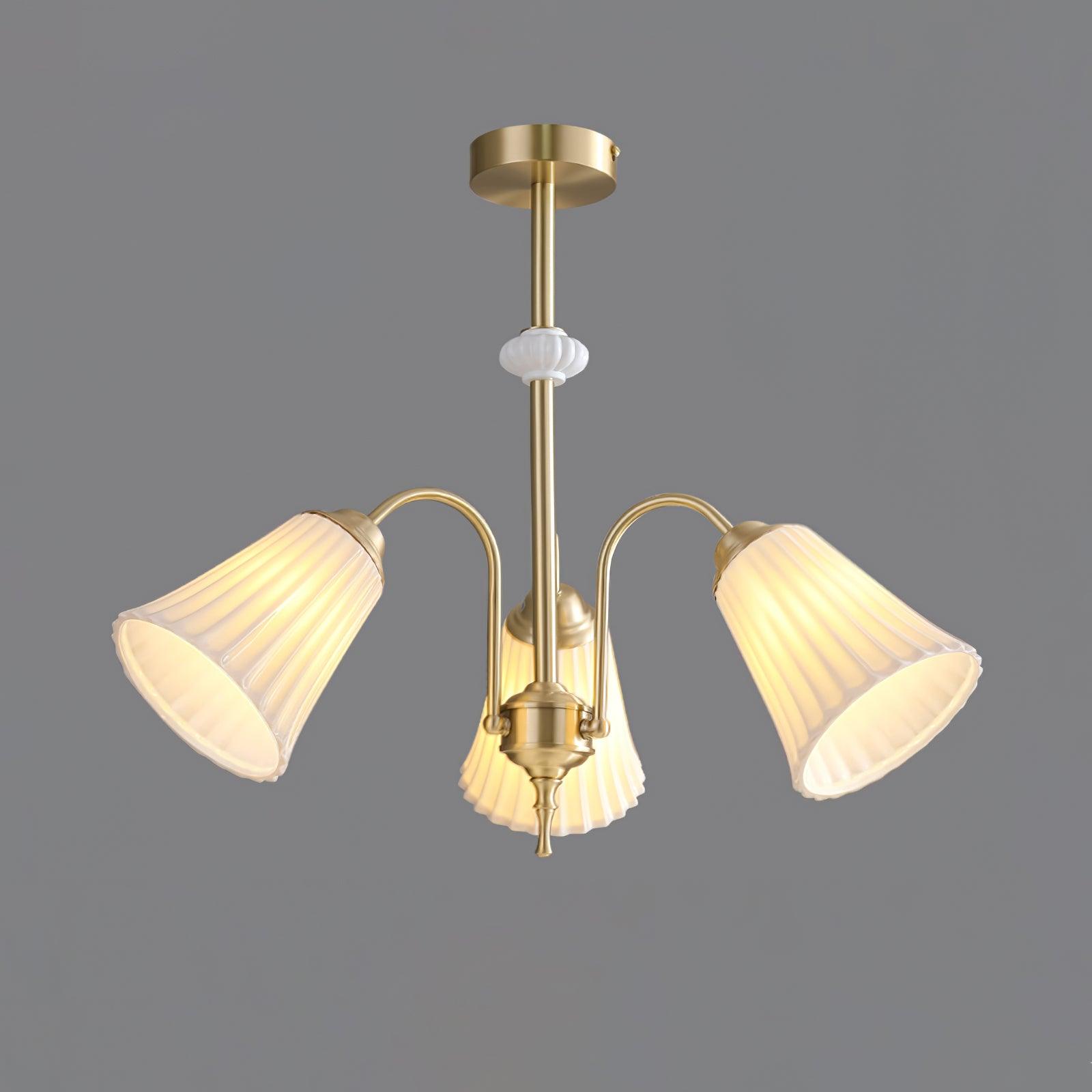Silas Vintage Glas-Kronleuchter-Letslighting